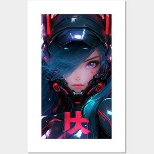 Race Girl | High Quality Anime Artwork | Chibi Manga Anime Art Posters and Art